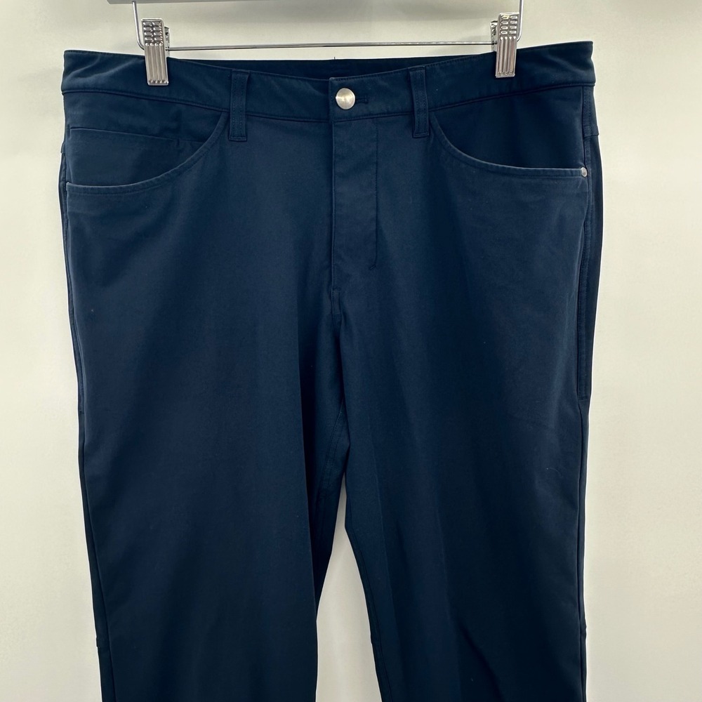 Lululemon ABC Pant Slim Fit Navy Blue Mens Size 34X33 LM5426S READ